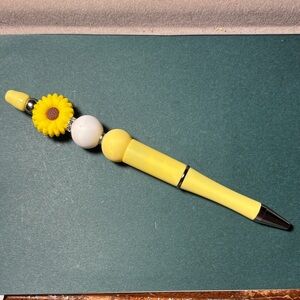 Yellow Sunflower Decorative Pen